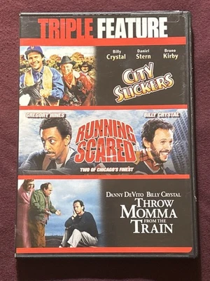 Triple feature Billy Crystal DVD city slickers running scared throw momma - Image 1 of 4