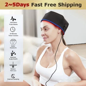 Gorra de terapia de luz roja infrarroja LED de 660 mm y 850 nm sombrero tratamiento de regeneración de pérdida de cabello - Imagen 1 de 11