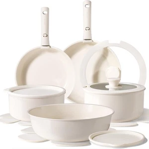 Ceramic Cookware Sets, Pots and Pans Set Non Stick Non Toxic, Induction Cookw... - Picture 1 of 5