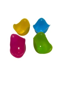 Juego de 4 tazas de silicona para cazar furtivamente de huevos para hervir microondas estufa cocinar huevos - Imagen 1 de 3