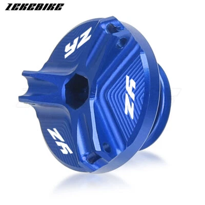 Tapa de vaso de aceite de motor para Yamaha YZ65 YZ80 YZ85 YZ125/X YZ250/F/X YZ426F YZ450F Foto 1 de 4