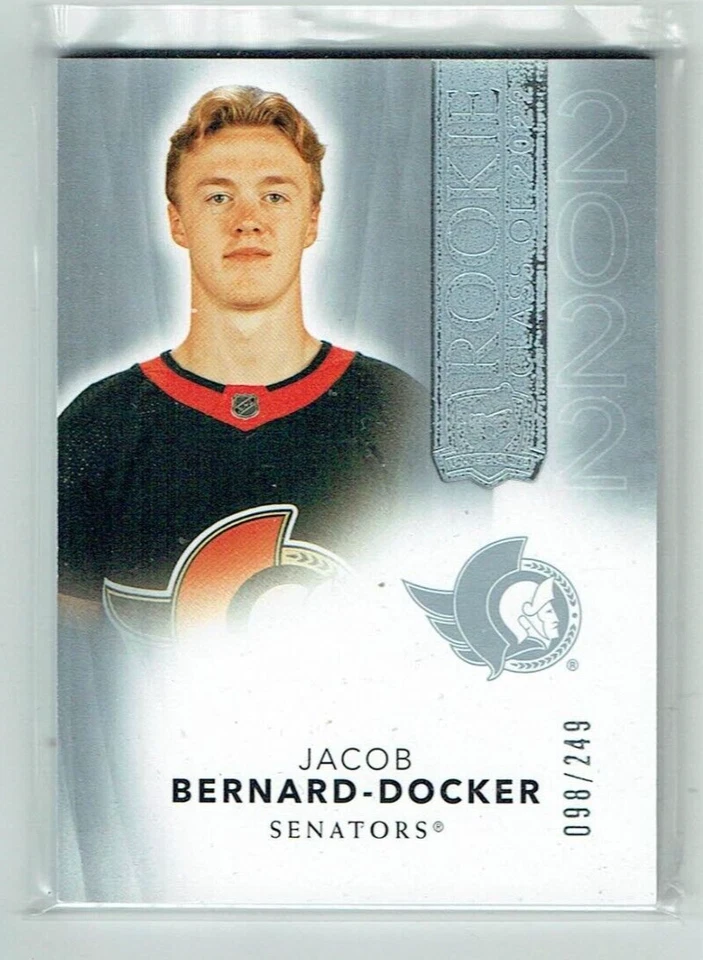 21-22 UD Upper Deck The Cup  Jacob Bernard-Docker  /249  Rookie - Image 1 of 1