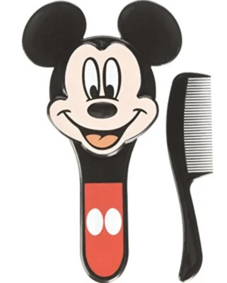 New-DISNEY Baby Mickey Mouse Black & Red Brush and Comb Gift Set New NIP - Image 1 of 4