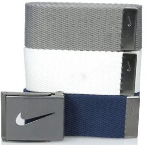 Nike Golf Men's 3 in 1 Web Pack Belts, One Size Fits Most - Select Colors