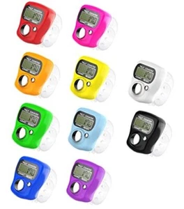  Pack of 10 Colors Electronic Finger Counter, Mini LCD Digital Display Tally  - Picture 1 of 7