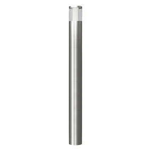 LAMPADA DA TERRA DA ESTERNO 1 LUCE A LED LANTERNA GIARDINO ACCIAIO INOX - Picture 1 of 1