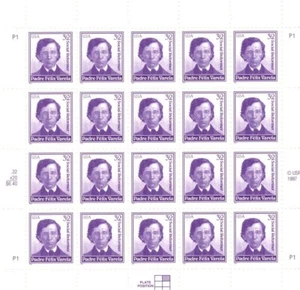 PADRE FELIX VARELA US SC#3166 MNH Full Sheet 1997 Issue - Picture 1 of 1