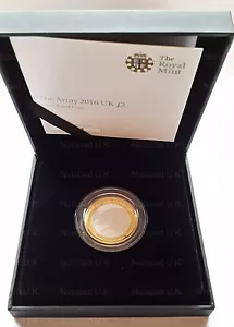 Moneda de plata de 2 libras del Reino Unido The Army 2016 - Imagen 1 de 7