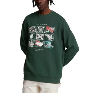 Lyle & Scott ML2119V Hombre Gráfico Sudadera Guía A Escocia Cuello Redondo - Imagen 1 de 12