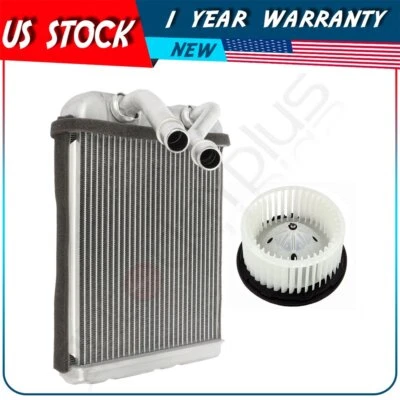 Motor de soplador y núcleo de calefacción HVAC Apto para 2007-2009 2011 2013 GMC Sierra 2500 HD Foto 1 de 4