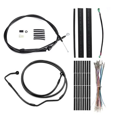 Cable de embrague de línea de freno para 08-13 Harley Street Road Glide con manillar ABS de 12" Foto 1 de 4