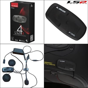 LS2 Cardo 4X Bluetooth Headset Single Universal Motorbike fits Advant - Advant X - Picture 1 of 9