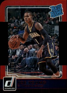 2015-16 Donruss Inspirations Indiana Pacers Basketball Card #203 Joe Young /99 