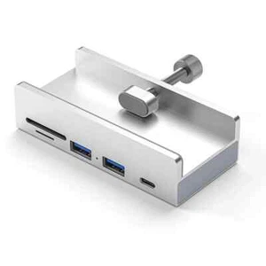 6-IN-1 Clip Dock 5Gbps USB 3.0 HUB Aluminum Alloy External Multi USB Split - Picture 1 of 3