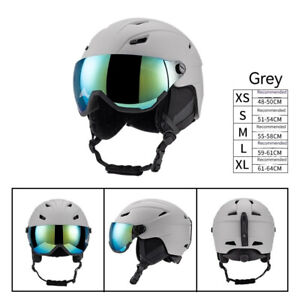 Ski helmet, with lenses, universal for adults and children, safety helmet