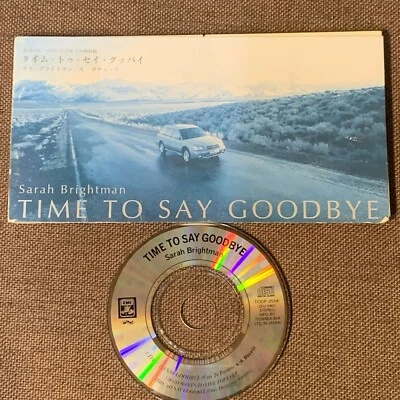 SARAH BRIGHTMAN Time To Say Goodbye JAPAN 3" CD SINGLE TODP-2554 Discoloration - Bild 1 von 4