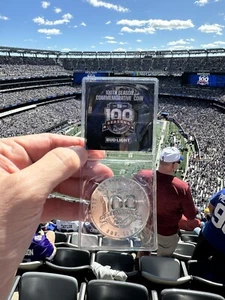 New York Giants 100th Anniversary Commemorative Challenge Coin QUICK SHIP - Picture 1 of 3