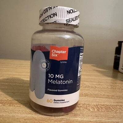 Chapter Six de Zahler gomitas de melatonina 10 mg ayuda kosher para dormir 60 unidades caducan 26/04 Foto 1 de 3