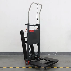 441 lbs Max Load Capacity, Folding Stair Climbing Dolly with Rubber Tracks Black - Picture 1 of 9
