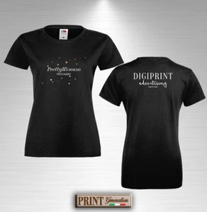 T-shirt PERSONALIZZATA LOGO NEGOZIO PRODOTTI DI BELLEZZA MAKE UP COSMETICI CREAM - Imagen 1 de 10