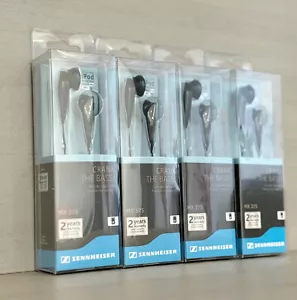 PARTIA 4 SZT. Oryginalne słuchawki douszne Sennheiser MX375 - czarne nowe - Zdjęcie 1 z 10