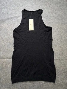 Sweaty Betty Tank Top Womens Large Black Athlete Seamless Workout Tank Vest - Picture 1 of 10