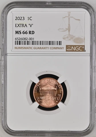 2023 Lincoln Cent NGC Extra V  MS66 VDBV Error Variety Cover