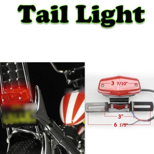 Rear Brake Tail Light Replacement LED Stop Lamp Red Fit For Harley Street Glide - Picture 1 of 11
