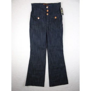 Rocawear Womens Jeans Size 9 Blue Denim High Waist Bootcut Loose Stretch Y2K NWT - Picture 1 of 24