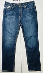 Cinch Jeans Men's 44x38 White Label Blue Denim Relaxed Fit Cowboy Medium Wash - Picture 1 of 13