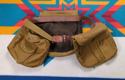 Browning 皮带袋帆布皮革狩猎射击猎枪壳弹药 XL — 第 1/4 张图片