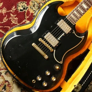 Gibson Custom Shop 1961 Les Paul SG Standard Reissue Stop Bar Ebony Murphy Lab H - Picture 1 of 11