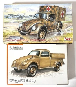 VW Beetle Model Lot, 1:35 Typ 83 Kastenwagen & Typ 825 Pick Up Volkwagen - Picture 1 of 7