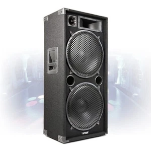 Max SP215 Dual 15" DJ PA Speaker - 2000W Full Range Sound System - Picture 1 of 10
