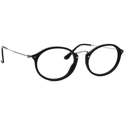 Ray-Ban Eyeglasses RB 2547-V 2000 Gloss Black/Silver Oval Frame 53[]21 145 - Image 1 of 4