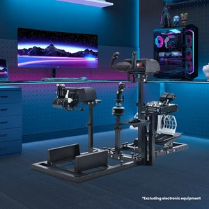 Supllueer Racing Flight Simulator Cockpit fit Thrustmaster Logitech G29 X52 X56 - Picture 1 of 7