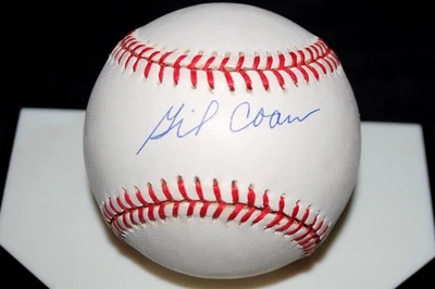 GIL COAN SIGNED BASEBALL OALB AUTO GIANTS SENATORS NEW LISTINGS TODAY JSA COA - Image 1 of 4