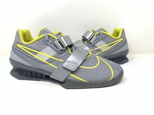 CD3463 002 Nike Romaleos 4 Wolf Grey Lightening Metallic Black US Size 10 Men’s - Picture 1 of 7