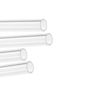4pcs Acrylic Pipe Clear Rigid Round Tube 10mm ID 12mm OD 14" for Lamp - Picture 1 of 6