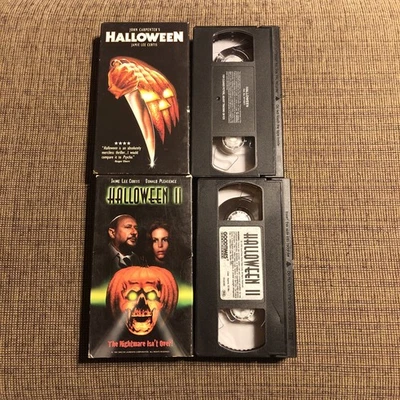 John Carpenter's Halloween 1 & Halloween 2 VHS Horror Cult Classics — 第 1/4 张图片