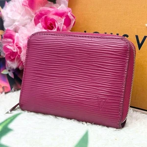 Louis Vuitton Epi Zippy Portamonete Mini Portafoglio Portamonete Fusia - Foto 1 di 11