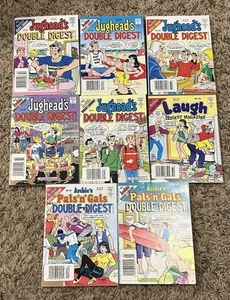 Lote de 8 cómics de Archie Jughead Double Digest & Pals & Gals Double Digest 1999 - Imagen 1 de 3