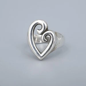 James Avery Mother's Love Ring Band Sterling Silver Size 7 $115 RS3816 - Picture 1 of 4