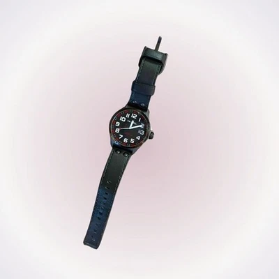 TW Steel Black Watch with Leather Strap | Sz OS - Image 1 of 4