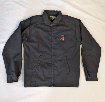 Merc London Black Regent Jacket Embroidered Patch Made In Portugal Size M - Image 1 of 4