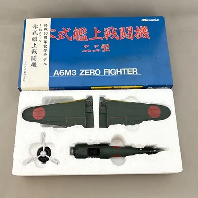 WW2 ZEKE Zero Carrier Fighter Model 22 A6M3 Marushin 1/48 Diecast In stock - Image 1 of 4