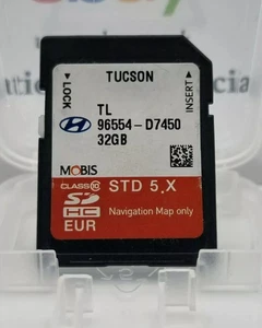 Genuine Hyundai Tucson Satellite Navigation SAT NAV SD Card 96554 D7450 - Picture 1 of 1