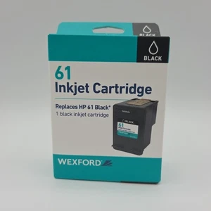 Wexford Tintenpatrone schwarz #61 ersetzt HP 61 Tintenstrahldrucker Patrone - Bild 1 von 5