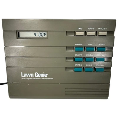 Controlador electrónico de doble programa Lawn L60206P Genie con fuente de alimentación probada Foto 1 de 4