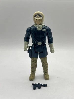 Figura Kenner Star Wars ESB Han Solo Hoth Original 100% Completa 1980 De Colección Foto 1 de 4